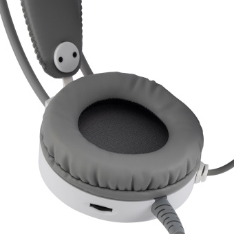 Наушники с микрофоном Оклик HS-L300G белый 2.2м мониторные оголовье (1796952) - купить недорого с доставкой в интернет-магазине