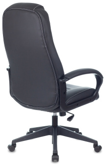 Кресло игровое Zombie 8 черный эко.кожа крестов. пластик - купить недорого с доставкой в интернет-магазине