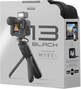 Экшн-камера GoPro Hero13 Creator Edition 1xCMOS 27.6Mpix черный - купить недорого с доставкой в интернет-магазине