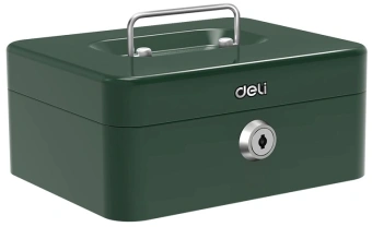 Ящик для денег Deli ET504 9x20x16 зеленый - купить недорого с доставкой в интернет-магазине