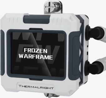 Система водяного охлаждения Thermalright Frozen Warframe 360 ARGB Soc-AM5/AM4/1200/1700/1851 белый 4-pin 29.8dB Al LCD Ret (F-WFRAME-360-WH-ARGB) - купить недорого с доставкой в интернет-магазине