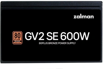 Блок питания Zalman ATX 600W ZM600-GV2SE 80+ bronze (20+4pin) 120mm fan 6xSATA RTL - купить недорого с доставкой в интернет-магазине