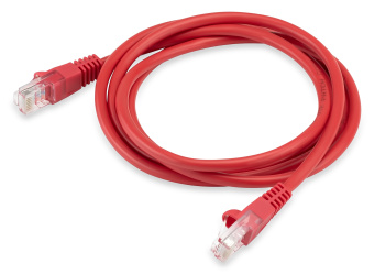 Патч-корд Buro UTP 4 пары cat5E CCA molded 1.5м красный RJ-45 (m)-RJ-45 (m) - купить недорого с доставкой в интернет-магазине