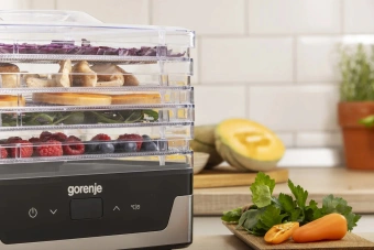Сушка для фруктов и овощей Gorenje FDK400DE 5под. 240Вт нержавеющая сталь - купить недорого с доставкой в интернет-магазине