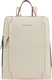 Рюкзак женский Piquadro Circle CA7042W92/BECU бежевый/кофейный натур.кожа - купить недорого с доставкой в интернет-магазине