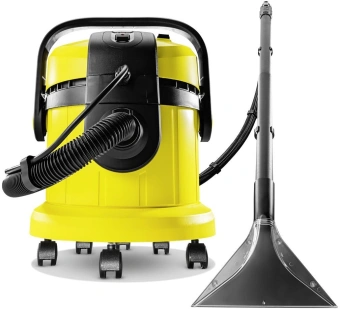 Пылесос моющий Karcher SE4001 1400Вт желтый/черный - купить недорого с доставкой в интернет-магазине