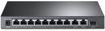 Коммутатор TP-Link TL-SL1311MP 8x100Мбит/с 2x1Гбит/с 1SFP 8PoE+ 124W неуправляемый - купить недорого с доставкой в интернет-магазине