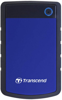 Жесткий диск Transcend USB 3.0 4Tb TS4TSJ25H3B StoreJet 25H3 (5400rpm) 2.5" синий - купить недорого с доставкой в интернет-магазине