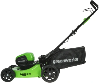 Газонокосилка роторная Greenworks GD40LM46HP (2514407UB) - купить недорого с доставкой в интернет-магазине
