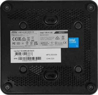 Неттоп MSI Cubi NUC 1M-052BRU Core 5 120U (1.4) Graphics CR без ОС 2xGbitEth WiFi BT 120W черный (936-B0B111-080) - купить недорого с доставкой в интернет-магазине