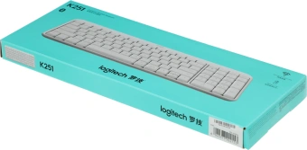 Клавиатура Logitech K251 белый беспроводная BT slim (920-013364) - купить недорого с доставкой в интернет-магазине