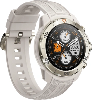 Смарт-часы Mibro GS Explorer Desert White 1.32" AMOLED корп.белый рем.белый разм.брасл.:265мм (XPAW017DW) - купить недорого с доставкой в интернет-магазине