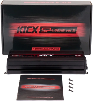 Усилитель автомобильный Kicx SP 4.90AB ver.2 четырехканальный - купить недорого с доставкой в интернет-магазине