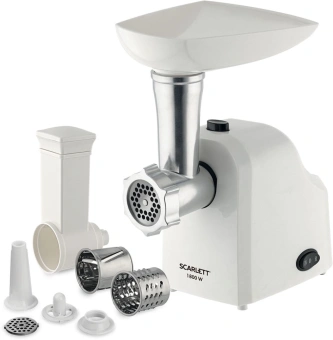Мясорубка Scarlett SC-MG45M20 1800Вт белый - купить недорого с доставкой в интернет-магазине