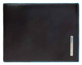 Кошелек мужской Piquadro Blue Square PU1241B2R/N черный натур.кожа - купить недорого с доставкой в интернет-магазине
