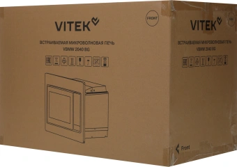 Микроволновая печь Vitek VBMW 2040 BG 20л. 700Вт черный (встраиваемая) - цена, купить или заказать с доставкой в интернет-магазине Микроволновая печь Vitek VBMW 2040 BG 20л. 700Вт черный (встраиваемая) - купить недорого с доставкой в интернет-магазине