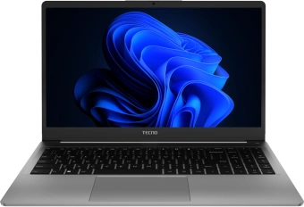 Ноутбук Tecno MegaBook K15SRA Core i3 1315U 16Gb SSD512Gb Intel UHD Graphics 15.6" IPS FHD (1920x1080) Windows 11 Home grey WiFi BT Cam 6060mAh (71003300532) - купить недорого с доставкой в интернет-магазине