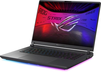 Ноутбук Asus ROG Strix G16 G615LR-S5348 Core Ultra 7 255HX 32Gb SSD1Tb NVIDIA GeForce RTX5070Ti 12Gb 16" IPS WQXGA (2560x1600) без ОС grey WiFi BT Cam (90NR0LR1-M00FB0) - купить недорого с доставкой в интернет-магазине