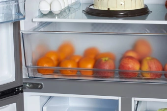 Холодильник Hyundai CM4505FV 3-хкамерн. нержавеющая сталь инвертер - цена, купить или заказать с доставкой в интернет-магазине Холодильник Hyundai CM4505FV 3-хкамерн. нержавеющая сталь инвертер - купить недорого с доставкой в интернет-магазине