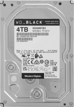 Жесткий диск WD SATA-III 4TB WD4006FZBX Desktop Black (7200rpm) 256Mb 3.5" - купить недорого с доставкой в интернет-магазине
