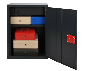 Ящик для денег Cactus CS-CB-003 90x250x180 графитовый - купить недорого с доставкой в интернет-магазине