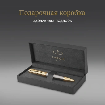 Ручка шариков. Parker Ingenuity Pioneers K571 (2200952) Arrow Grey GT M черн. черн. подар.кор. - купить недорого с доставкой в интернет-магазине