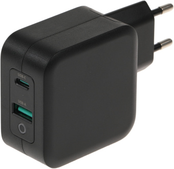 Блок питания TopON TOP-GaN-65WB автоматический 65W 5V-20V 3.25A 2xUSB от бытовой электросети LED индикатор - купить недорого с доставкой в интернет-магазине