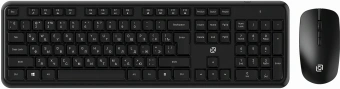 Клавиатура + мышь Оклик S277W клав:черный мышь:черный USB беспроводная Multimedia (2066172) - купить недорого с доставкой в интернет-магазине