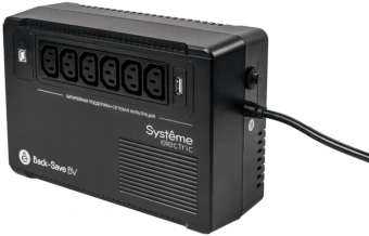Источник бесперебойного питания Systeme Electriс BV BVSE800I 480Вт 800ВА черный - купить недорого с доставкой в интернет-магазине