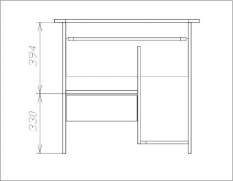Стол для компьютера Сокол КСТ-10.1 столешница ЛДСП дуб сонома (КСТ10.1ДС5) - купить недорого с доставкой в интернет-магазине