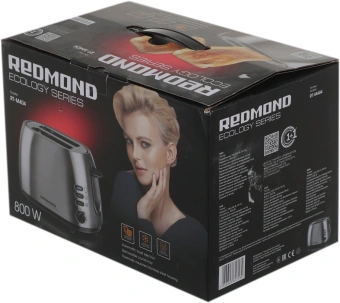 Тостер Redmond RT-M404 800Вт серебристый - купить недорого с доставкой в интернет-магазине
