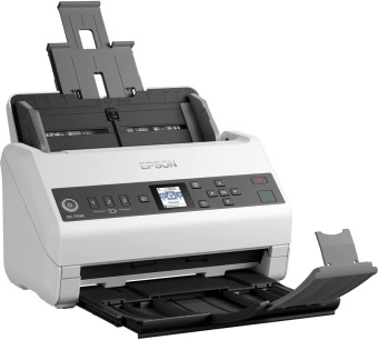 Сканер планшетный/протяжный Epson WorkForce DS-730N (B11B259401/B11B259502) A4 белый - купить недорого с доставкой в интернет-магазине