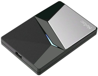 Накопитель SSD Netac USB-C 2000Gb NT01Z7S-002T-32BK Z7S 2.5" черный - купить недорого с доставкой в интернет-магазине