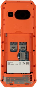 Мобильный телефон Xenium X300 черный/оранжевый моноблок 2Sim 2.8" 240x320 Nucleus 0.3Mpix GSM900/1800 MP3 FM microSD max32Gb - купить недорого с доставкой в интернет-магазине