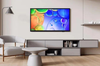 Телевизор QLED Samsung 32" QE32Q5FAAUXPY черный FULL HD 60Hz DVB-T2 DVB-C DVB-S2 USB WiFi Smart TV (RUS) - купить недорого с доставкой в интернет-магазине