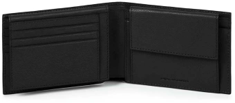 Кошелек мужской Piquadro Black Square PU1392B3R/N черный натур.кожа - купить недорого с доставкой в интернет-магазине