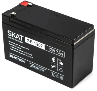Батарея для ИБП Бастион SKAT SB 1207 12В 7Ач - купить недорого с доставкой в интернет-магазине
