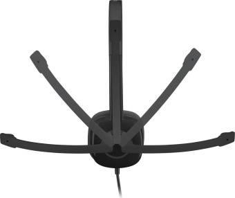 Наушники с микрофоном Logitech H151 черный 1.8м накладные оголовье (981-000589) - купить недорого с доставкой в интернет-магазине