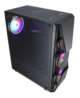 Корпус Formula CL-3303B RGB черный без БП ATX 2xUSB2.0 1xUSB3.0 audio bott PSU - купить недорого с доставкой в интернет-магазине