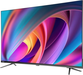 Телевизор LED Hyundai 43" H-LED43BU7100 WebOS Frameless Metal серый/серый 4K Ultra HD 60Hz MEMC DVB-T DVB-T2 DVB-C DVB-S DVB-S2 USB WiFi Smart TV - купить недорого с доставкой в интернет-магазине