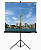Экран на треноге Lumien 180x180см Eco View LEV-100102 1:1 напольный рулонный черный