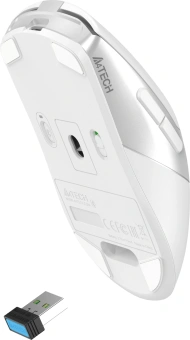Мышь A4Tech Fstyler FB50CS Plus белый оптическая 3200dpi silent беспров. BT/Radio USB 7but - купить недорого с доставкой в интернет-магазине