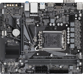 Материнская плата Gigabyte H610M H V3 DDR4 Soc-1700 Intel H610 2xDDR4 mATX AC`97 8ch(7.1) GbLAN+VGA+HDMI - купить недорого с доставкой в интернет-магазине