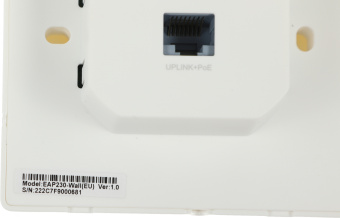 Точка доступа TP-Link EAP230-WALL AC1200 10/100/1000BASE-TX белый - купить недорого с доставкой в интернет-магазине