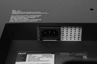 Монитор Acer 27" Vero V277Gbmix черный IPS LED 4ms 16:9 HDMI M/M матовая 250cd 178гр/178гр 1920x1080 120Hz FreeSync VGA FHD 3.64кг - купить недорого с доставкой в интернет-магазине