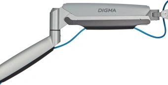 Кронштейн для мониторов ЖК Digma D-MM301 серый 17"-45" макс.15кг крепление к столешнице поворот и наклон - купить недорого с доставкой в интернет-магазине