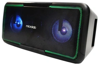 Колонка порт. Microlab BP12 черный/черный 20W 2.0 BT 10м 3600mAh (без.бат) - купить недорого с доставкой в интернет-магазине