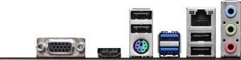Материнская плата Asrock H610M-HVS Soc-1700 Intel H610 2xDDR4 mATX AC`97 8ch(7.1) GbLAN+VGA+HDMI - купить недорого с доставкой в интернет-магазине