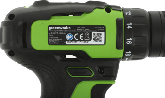 Дрель-шуруповерт Greenworks GD24DD35 аккум. патрон:быстрозажимной (3704007) - купить недорого с доставкой в интернет-магазине