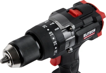 Дрель-шуруповерт Elitech CD 20BL2 (E2201.042.02) 80Вт аккум. патрон:быстрозажимной (кейс в комплекте) (205728) - купить недорого с доставкой в интернет-магазине